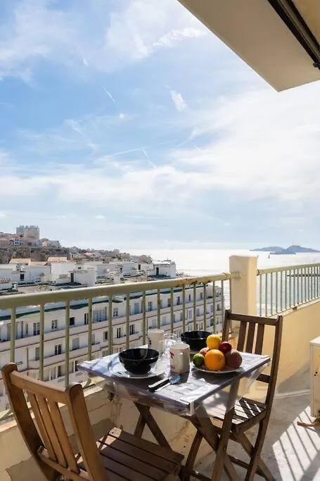 Vue Mer Plage Catalans Vieux Port Clim - 2 Chambres Μασσαλία Γαλλία